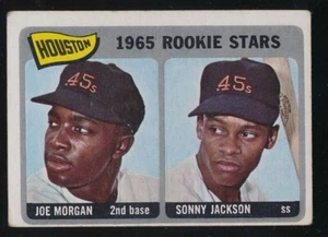 1965 Topps Houston's Rookie Stars #16 Morgan & Jackson en muy buen estado - Imagen 1 de 2