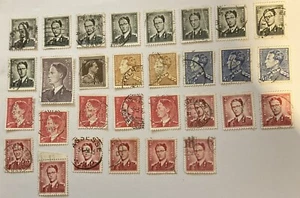 Small Selection of Belgium Stamps 1950 - 1953 used multiples - Picture 1 of 3