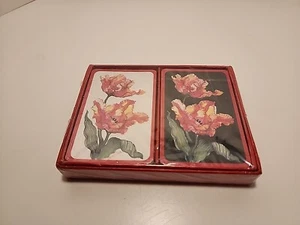 Vintage Floral Playing Cards Tulip Poker Cards Bridge Cards - Picture 1 of 3