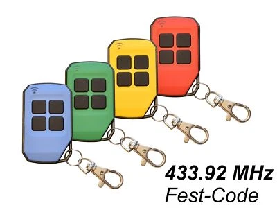 Handsender für Came 433,92 MHz bunt Funk Fernbedienung 433 Garagentor TOP-432 - Bild 1 von 4