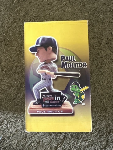 2009 BELOIT SNAPPERS PAUL MOLITOR SGA BOBBLEHEAD BREWERS TWINS ~ NIB Cover