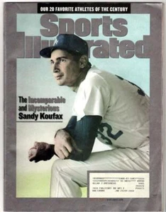 SANDY KOUFAX Dodgers ~ July 1999 Sports Illustrated magazine - Picture 1 of 1