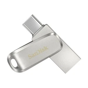 SanDisk SDDDC4-512G-A46 Ultra Dual Luxe USB-C 3.1 Flash Drive 512GB 150MB SILBER - Bild 1 von 6