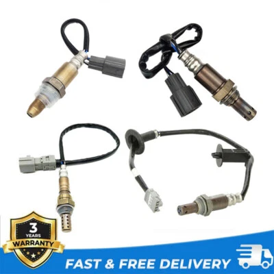 Para Toyota Sienna 2004 2005 2006 3,3 L V6 4 piezas aguas arriba + sensor de oxígeno aguas abajo Foto 1 de 4