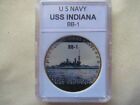 US MARINE - USS INDIANA / BB-1 Challenge Coin 