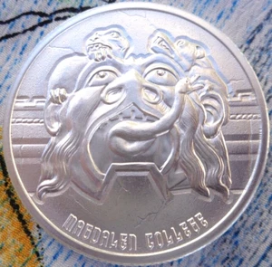 1 oz. MAGDALEN COLLEGE Gargoyle Series #5 BU rounds .999 fine silver - Picture 1 of 5
