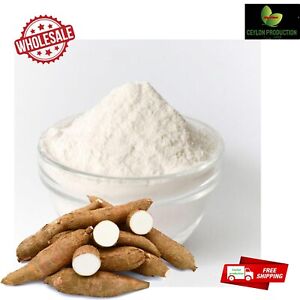 Dried Tapioca/Cassava/Manioc Flour Manihot/Yuca Root Starch Gluten Free organic