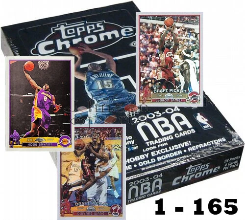 2003-04 TOPPS CHROME BASE YOU-PICK COMPLETE YOUR SET BREAK BUY 4+ GET 20% OFF - Image 1 of 1