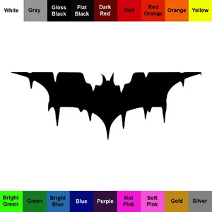 Batman Drip Sticker Buy 1 Get 1 Free - Dark Knight Decal BOGO - Picture 1 of 2