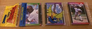 1988 Donruss Pack Jerald Clark Rookie (RC) Rolando Roomes Alejandro Pena Showing