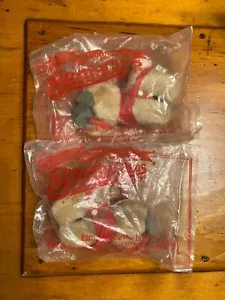 McDonald's 1985 Santa Claus The Movie Plush Reindeer Holiday Ornament New Sealed - Picture 1 of 2