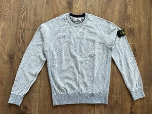 Stone Island Crewneck Sweatshirt Size M Gray Casual Clothing - Picture 1 of 24