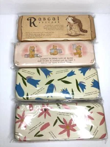 KOKUYO Vintage Tin Plate Pen Case 4 Types Set New Japan - Picture 1 of 5