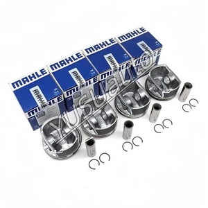 4x Pistons & Rings Φ20mm / 82.5mm For VW GTI Audi A3 A4 2.0T BPY BWA MAHLE - Picture 1 of 5