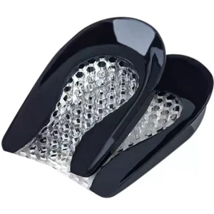 4 gel heel cups silicone honeycomb foot pads feet shoe inserts shock absorbing - Bild 1 von 9