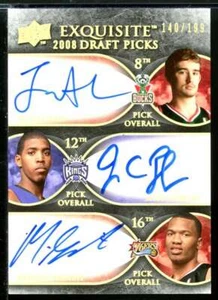 Thompson/ Speights/Alexander 2007-08 Exquisite Coll DP Reservation #DPK /199 - Picture 1 of 2