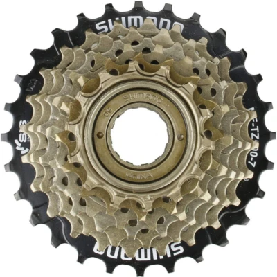 Shimano MF-TZ500 7Spd Multi-Freewheel 14-28t Screw-On Cluster HG37 EMFTZ5007428 - Image 1 of 2