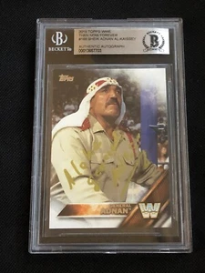 GENERAL ADNAN 2016 TOPPS WWE WRESTLING SIGNED AUTOGRAPHED CARD BAS AUTHENTIC - Picture 1 of 2