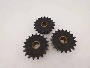 *Lot of 3* 50B19H Roller Chain Sprocket 19 Teeth 1" Bore - Picture 1 of 7