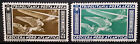 Tripolitania Air Mail Stamp 1933 North Atlantic Flight Scott  C27 C28 Mint Og H