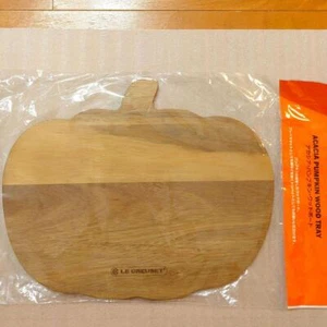 Le Creuset Halloween Collection Acacia Pumpkin Wood Board Cooking Board - Picture 1 of 4