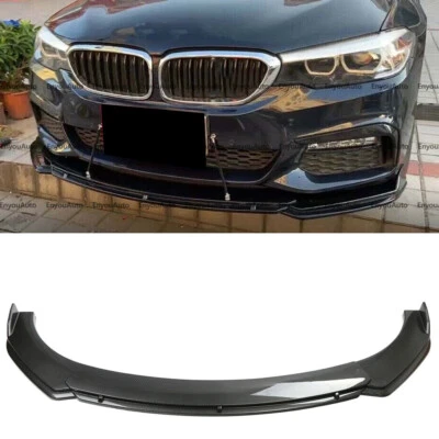 For BMW 320i 328i 330i Series Front Bumper Lip Spoiler Splitter Carbon Fiber Foto 1 de 4