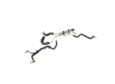 14-24 Ram 2500 3500 4500 5500 Calentador Suministro y Devolución Incluye Mangueras Abrazadera Brkts Foto 1 de 3