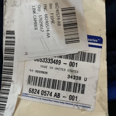 Genuine Mopar Camber Link Assembly Right 68240574AB - Image 1 of 3