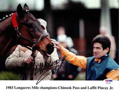 Laffit Pincay Jr. Autographed Signed 8x10 Photo PSA/DNA #X09443 - Image 1 of 2