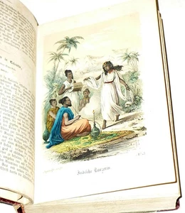 Franz Hoffmann: Der neue Deutsche Jugendfreund Jahrgang 1853 Komplett 36 Tafeln - Picture 1 of 9