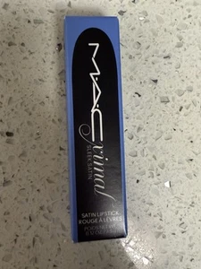 Mac MACximal SLEEK SATIN Lipstick Blue TILTED DENIM 100% AUTHENTIC NIB RARE - Picture 1 of 7