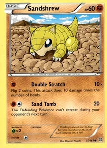 Sandshrew Common XY - BREAKthrough 75/162 Pokémon TCG - Picture 1 of 2