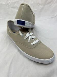 Keds Champion Canvas Shoes Tan Women's Sneakers WF34300S Size US 10 NEW - Picture 1 of 10