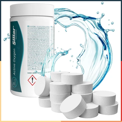 SILLAR Aktivsauerstoff 1kg für Pool Aufstellpool Planschbecken Gartenpool Wasserpflege