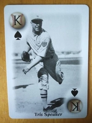 2000 All Century Team Trish Speaker King Of Spade With Insert - Image 1 of 2