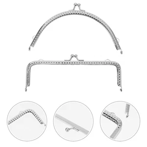 2 piezas accesorios de bolsa hechos a mano Miss Lock broche marco asas para hacer carteras - Imagen 1 de 12