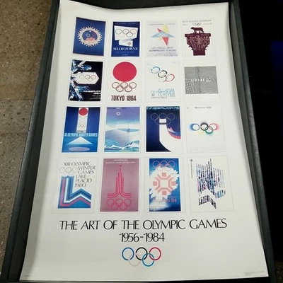 Póster Arte de los Juegos Olímpicos 1956-1984 1988 de colección Juegos Olímpicos Internacionales de Estados Unidos  Foto 1 de 4