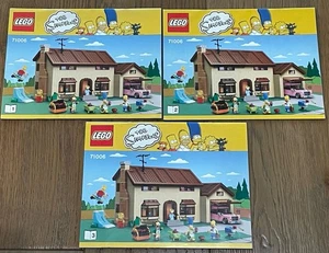 Lego 71006 La Casa dei Simpson Set Manuali Istruzioni Solo Senza Mattoncini Inclusi - Foto 1 di 4