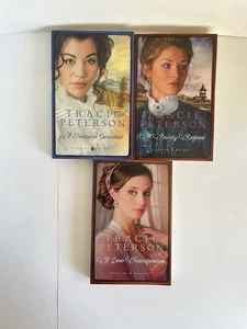 Complete Set SAPPHIRE BRIDES 1-3 Trilogy by Tracie Peterson Lot Inspirational - Foto 1 di 10