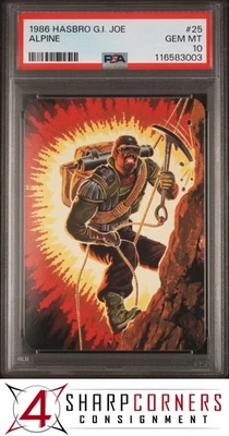 1986 HASBRO G.I. JOE #25 ALPINE  PSA 10 - Image 1 of 3