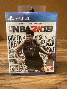 NBA2K19 SONY PLAYSTATION 4 PS4 VIDEO GAME GIANNIS ANTETOKOUNMPO New Sealed - Picture 1 of 6