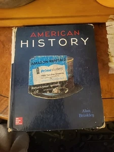 American History: Connecting with the Past Brinkley 15th Edition Hardcover USED - Picture 1 of 7