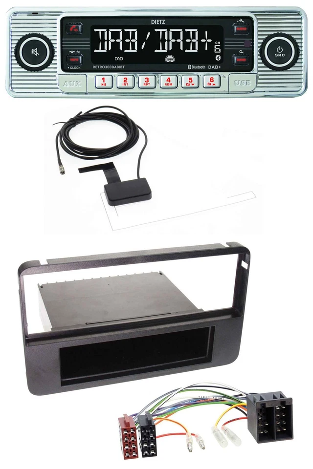 Dietz Bluetooth USB MP3 DAB Autoradio für Alfa Romeo 159 Brera Spider 06-10 - Bild 1 von 4
