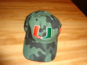 Miami Hurricanes Fußball Camouflage "U" Logo Mütze - Adidas - Bild 1 von 6