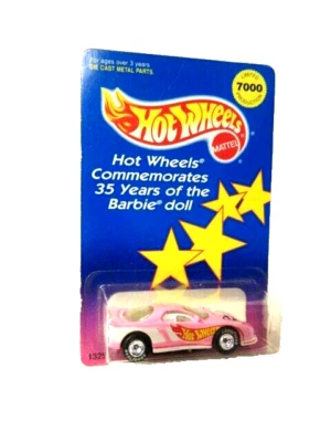 Barbie Camaro 1994 Hot Wheels con Real Riders ~ 35 años de muñeca Barbie 1 de 7000 Foto 1 de 4