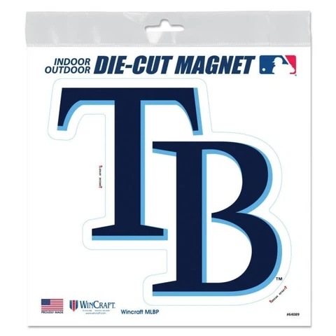 TAMPA BAY RAYS 6"X6" DIE-CUT MAGNET FOR INDOOR OR OUTDOOR HIGH QUALITY Cover