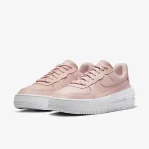 Nike Air Force 1 PLT.AF.ORM DJ9946-602 Women's US 5 Pink Leather Shoes FRTS367 - Picture 1 of 16