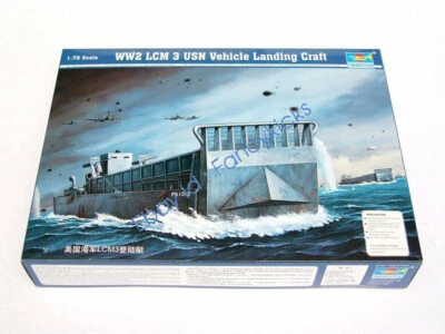 Trumpeter 1/72 07213 WW2 LCM 3 USN Vehicle Landing Craft - Image 1 of 4