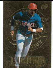 1996 Fleer Ultra Gold Medallion #418 Damon Buford Texas Rangers