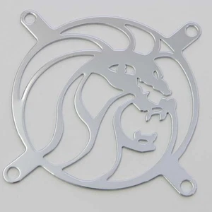 GRIGLIA MOD 8X8 IN METALLO PER VENTOLE 80X80 CON 4 VITI LEONE - DRAGON2 - Foto 1 di 1